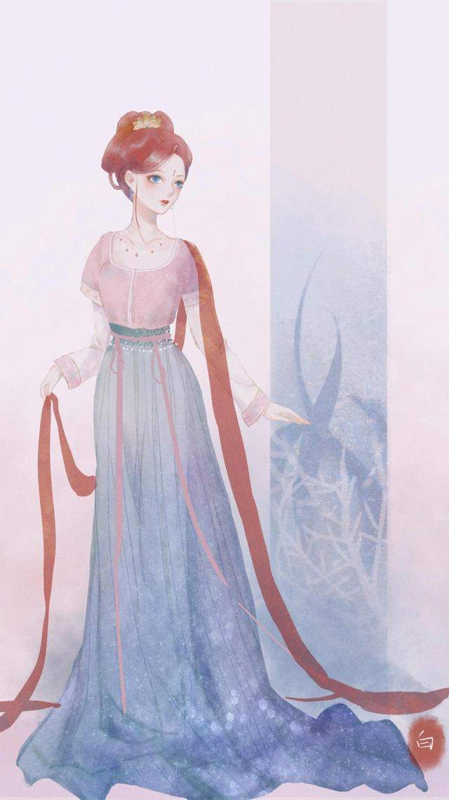 图片[4]-迪士尼公主又穿汉服啦，白雪公主的团扇好可爱，艾莎举着小伞-金错刀_词牌名