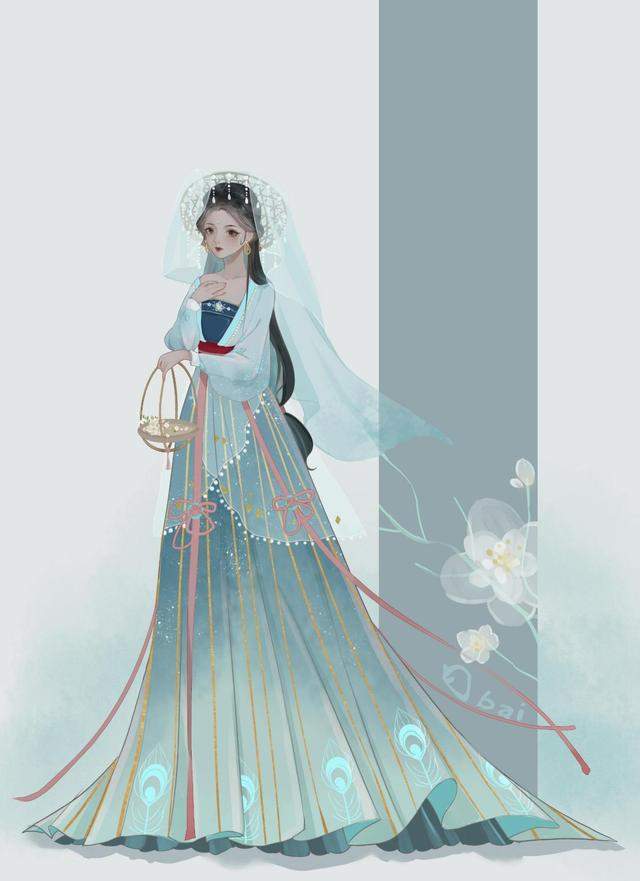图片[5]-迪士尼公主又穿汉服啦，白雪公主的团扇好可爱，艾莎举着小伞-金错刀_词牌名