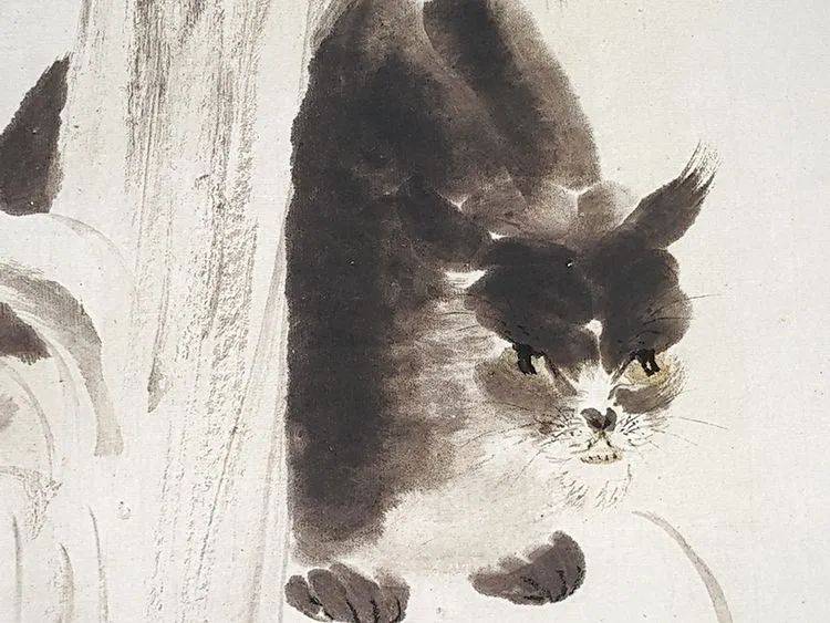 任伯年画的大肥猫,太萌了