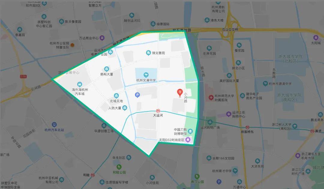 德信臻园,德信银树湾,新安天苑,景文雅苑,绿城江南里,运河宸园,金地大
