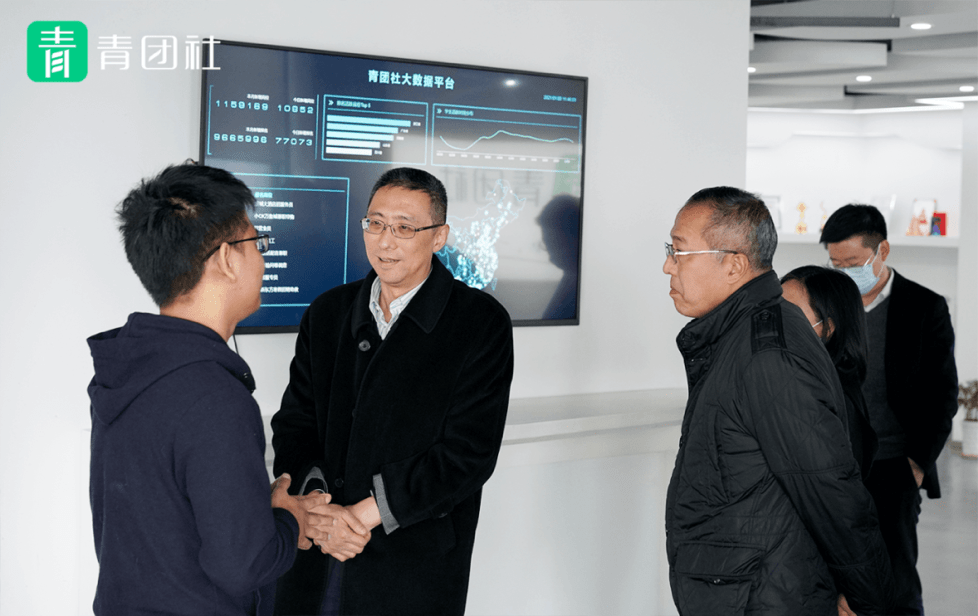 杭州市委宣传部钮部长一行走访青团社