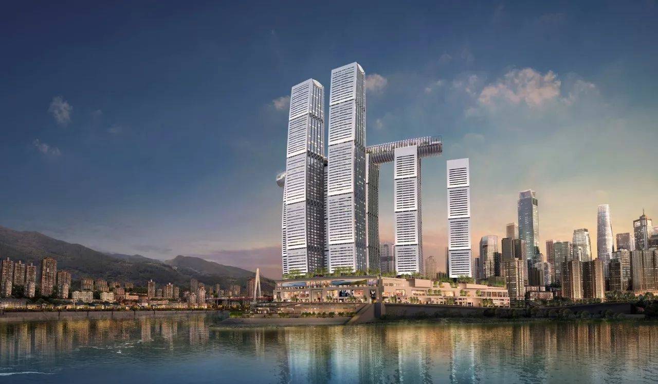 重庆最有个性的建筑，建筑面积112万平方米，形象名“朝天扬帆”