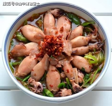 冷冻笔管鱼的做法,鲜香美味,辣口弹牙,非常好吃,上桌瞬间菜净盆光,汤都不剩_鱿鱼