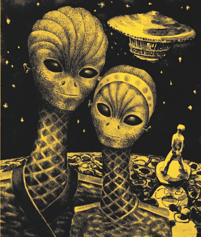 西班牙画家的et绑架事件:外星人要我给他们画画