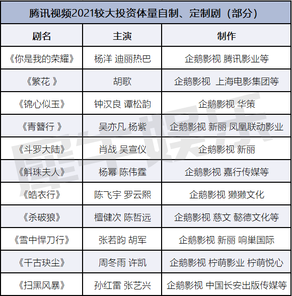 2021,视频网站的自制剧逻辑