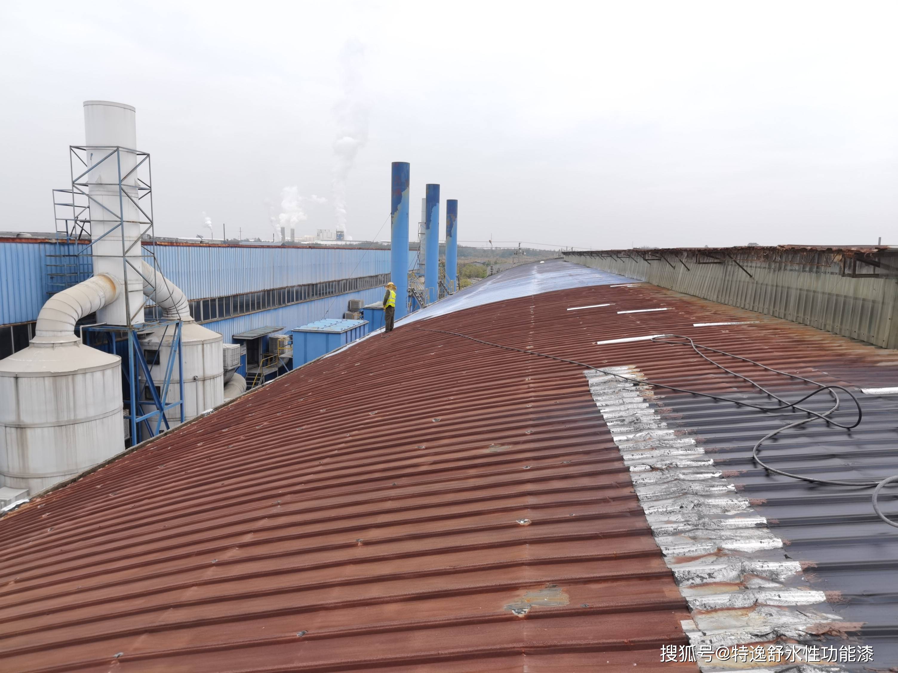 彩钢瓦翻新喷漆施工方案