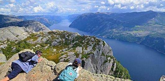 世界上“非常危险”的观景台，高604米没有护栏，就在挪威！
