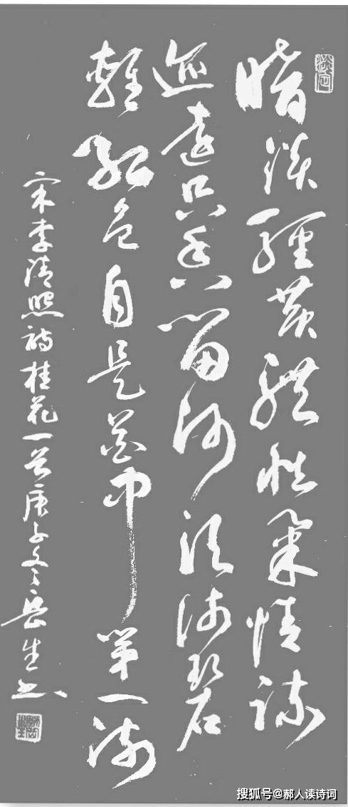 【书写经典】第135期,书写李清照(宋)《桂花》