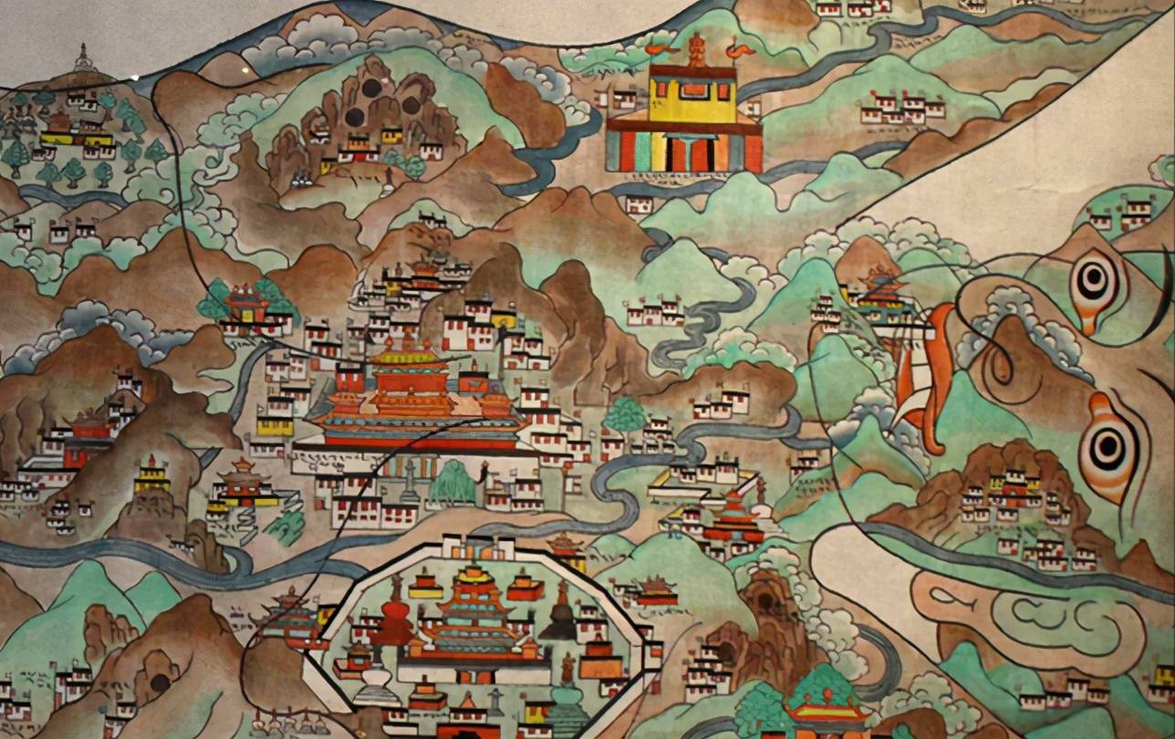 唐卡描绘被文成公主改造的西藏风水 灵感或来源于长安