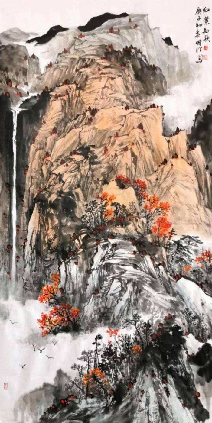 81×65cm 李斛《千纸鹤》中国画 何俊《仙子凌波》中国画 王和平《民