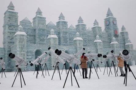 中国的冰雪雕塑
