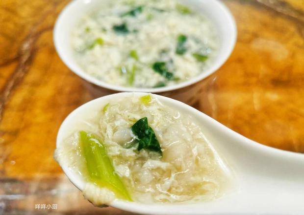 原創秋天要溫補,來一碗山藥雞蛋青菜湯,健脾養胃營養好,做法超簡單