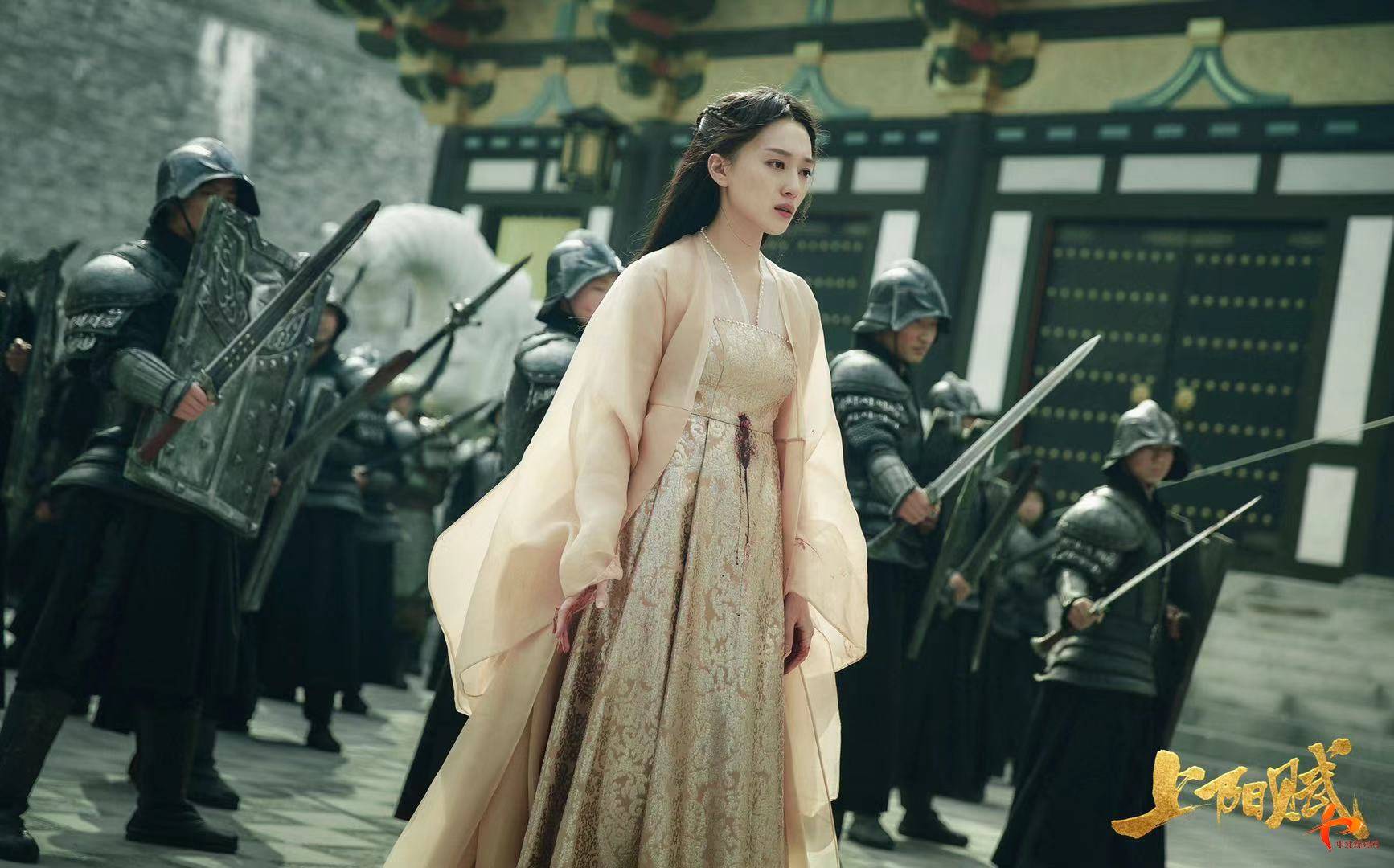 陈瑾如此前在《上阳赋》里扮演的世子妃桓宓,清新