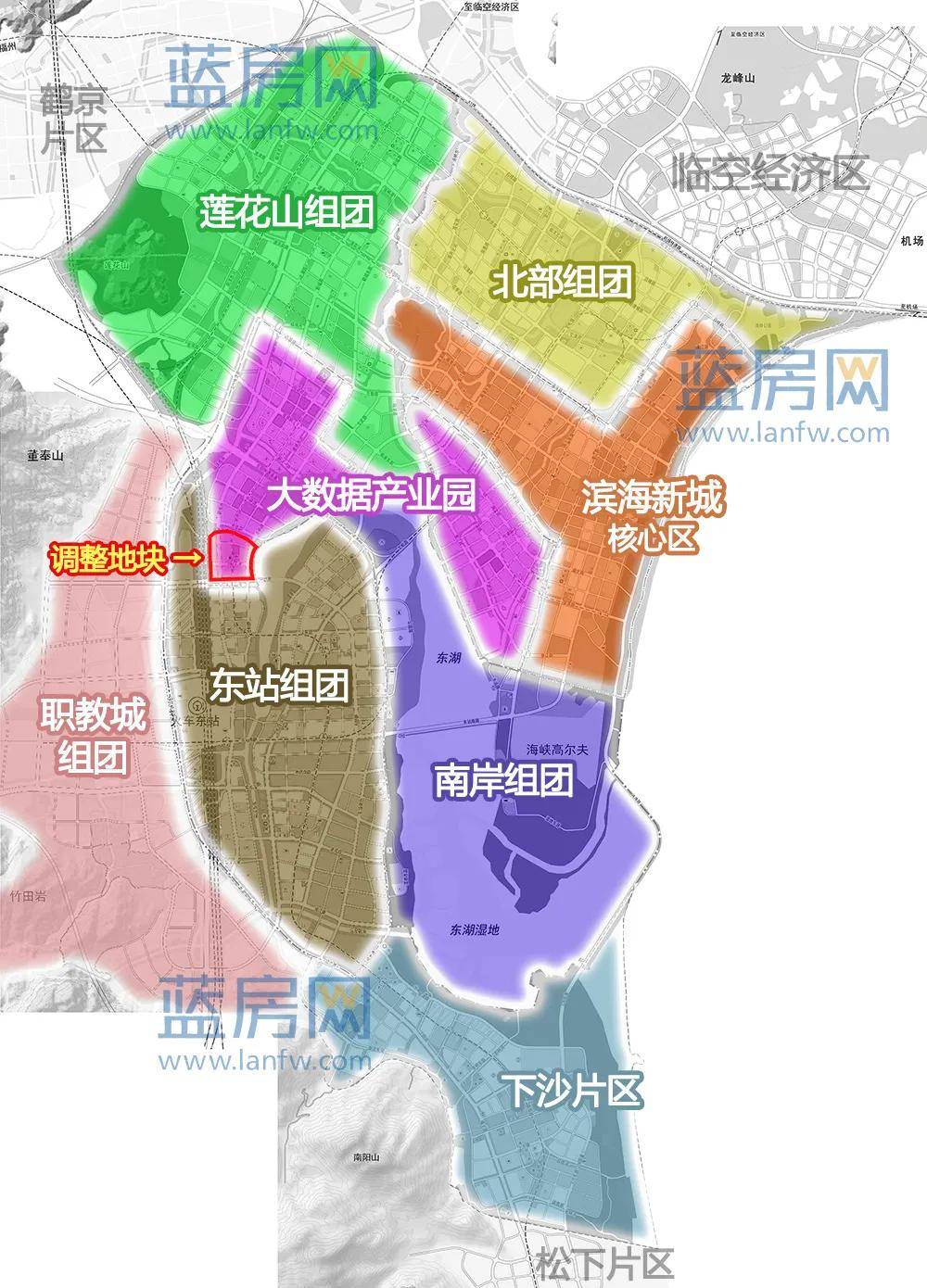 最新規劃來了福州濱海新城新添201畝高等院校用地位置曝光