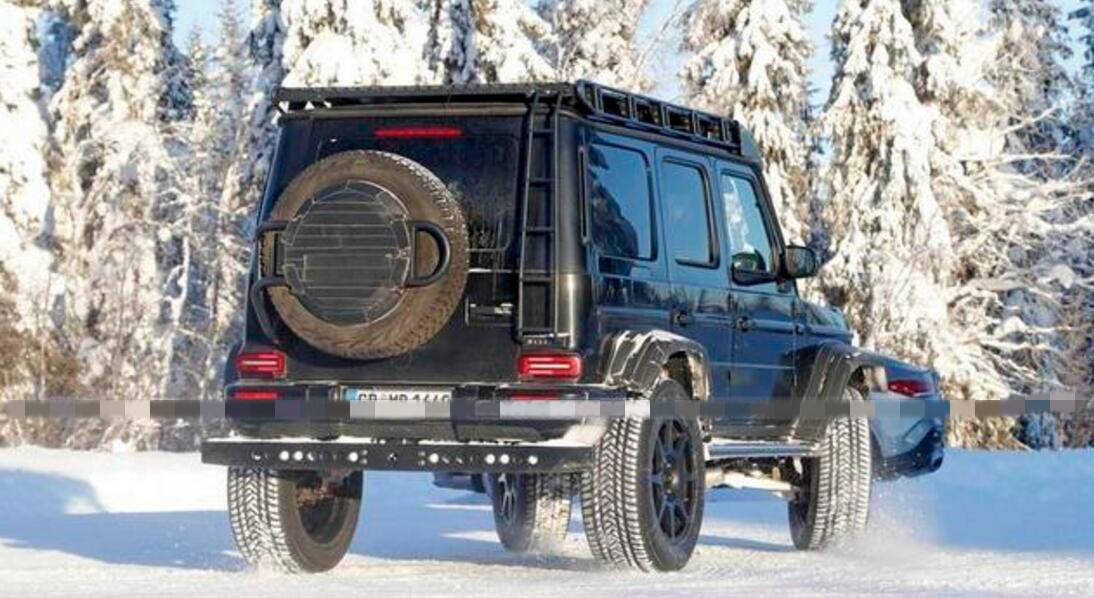 奔驰新款g550外观熏黑升级加装 小书包 4 0t V8够爽 搜狐汽车 搜狐网