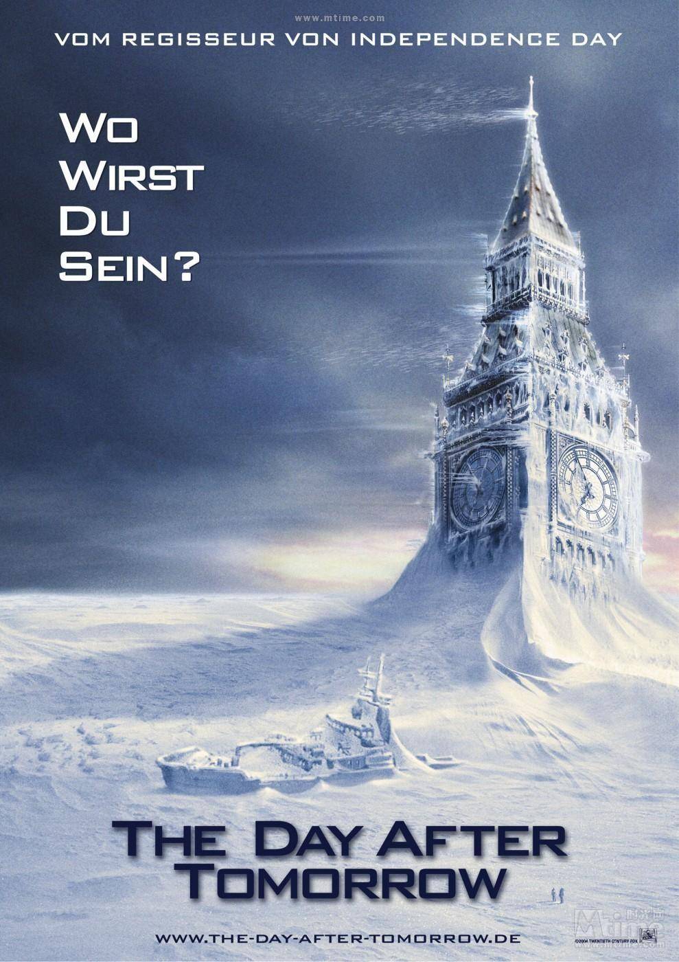 《后天》是由20世纪福克斯公司制作的的科幻片,该片主要讲述了温室