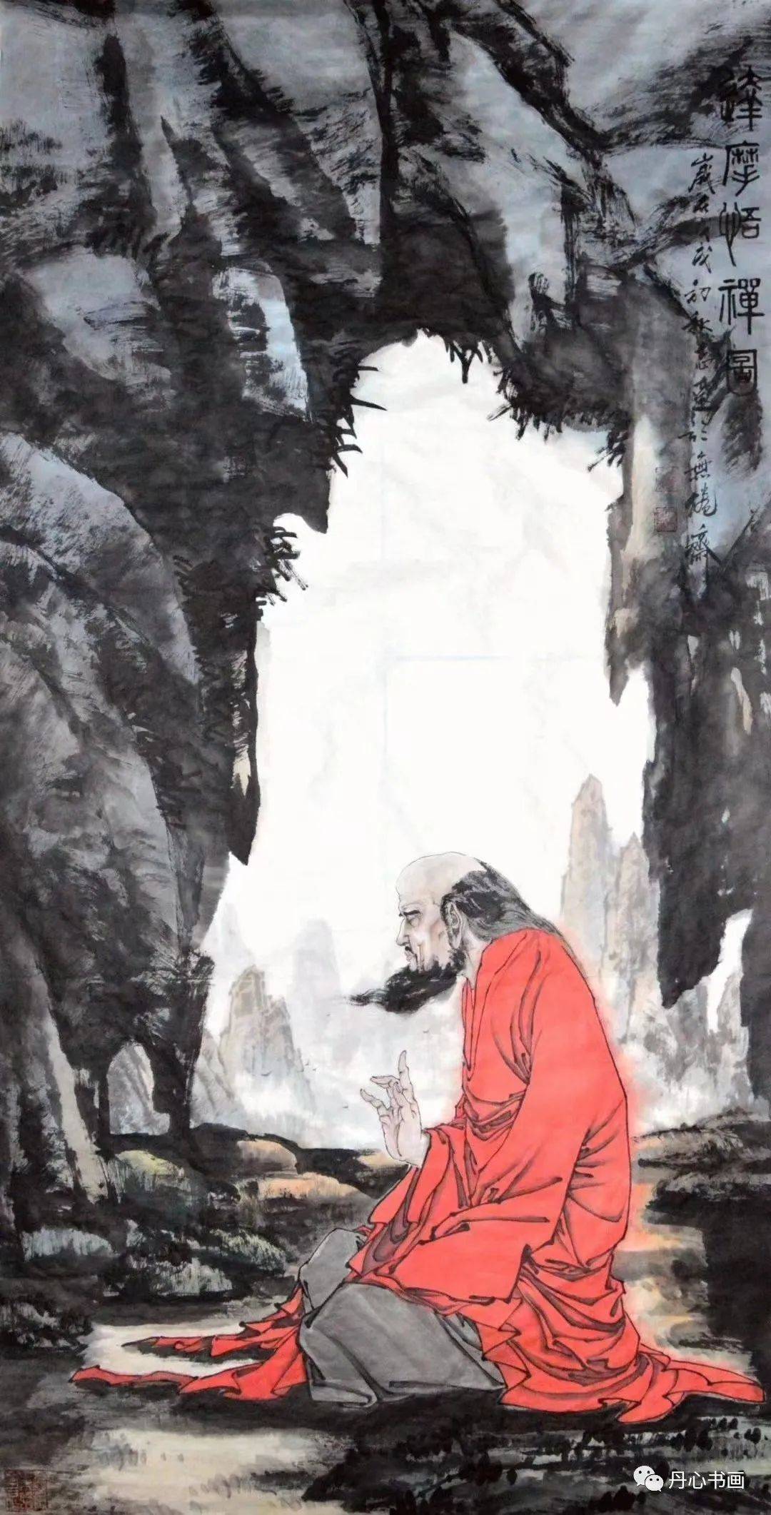 意态高古笔法飘逸人物画家李志远