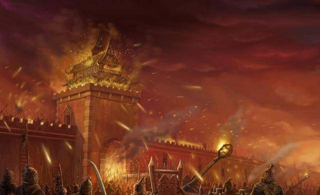 后来秦朝末年西楚霸王项羽带兵打进咸阳城之后,便放了一把火直接把
