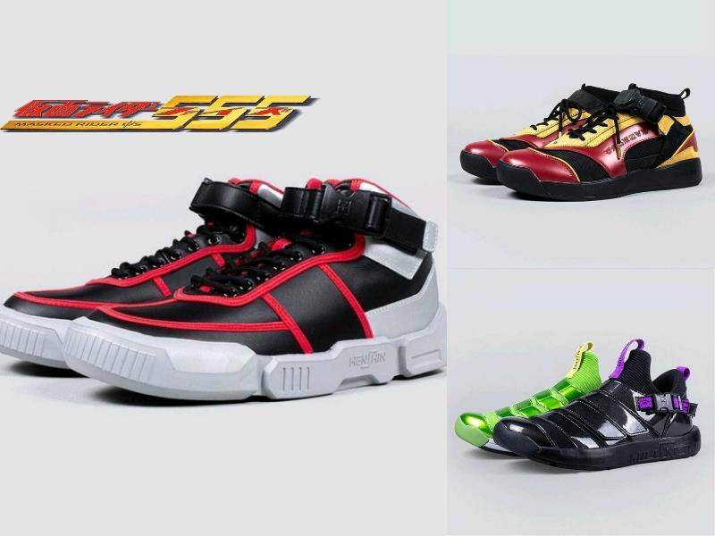 万代推出全新品牌,主打假面骑士系列,555运动鞋穿了能踢电钻