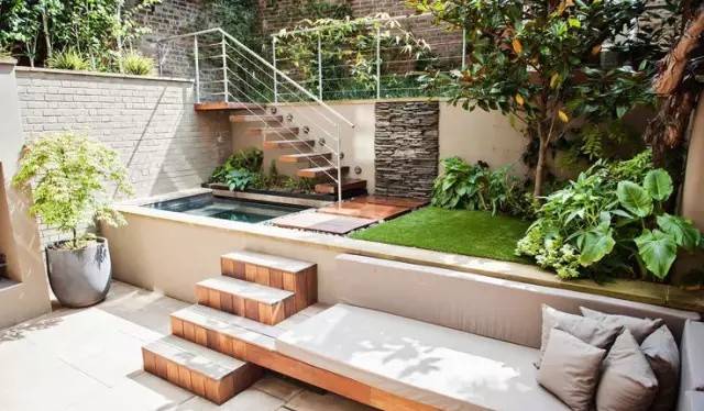 原创如何装修下沉式庭院让地下室变成小花园这样的设计太棒了