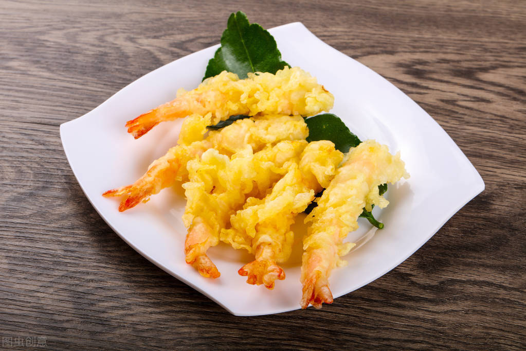 油炸天妇罗鲜虾外酥里嫩入味面糊黄金比例配方学会宅家美食