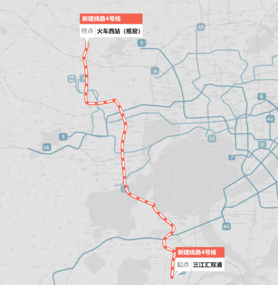 点评:或为杭州地铁四期规划环评中的新建线路4号线,既大概率中的杭州
