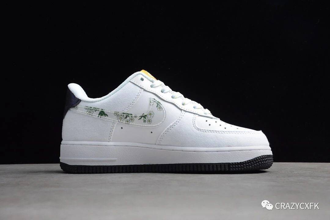 权志龙主理耐克nike小雏菊板鞋airforce1daisypackwhite