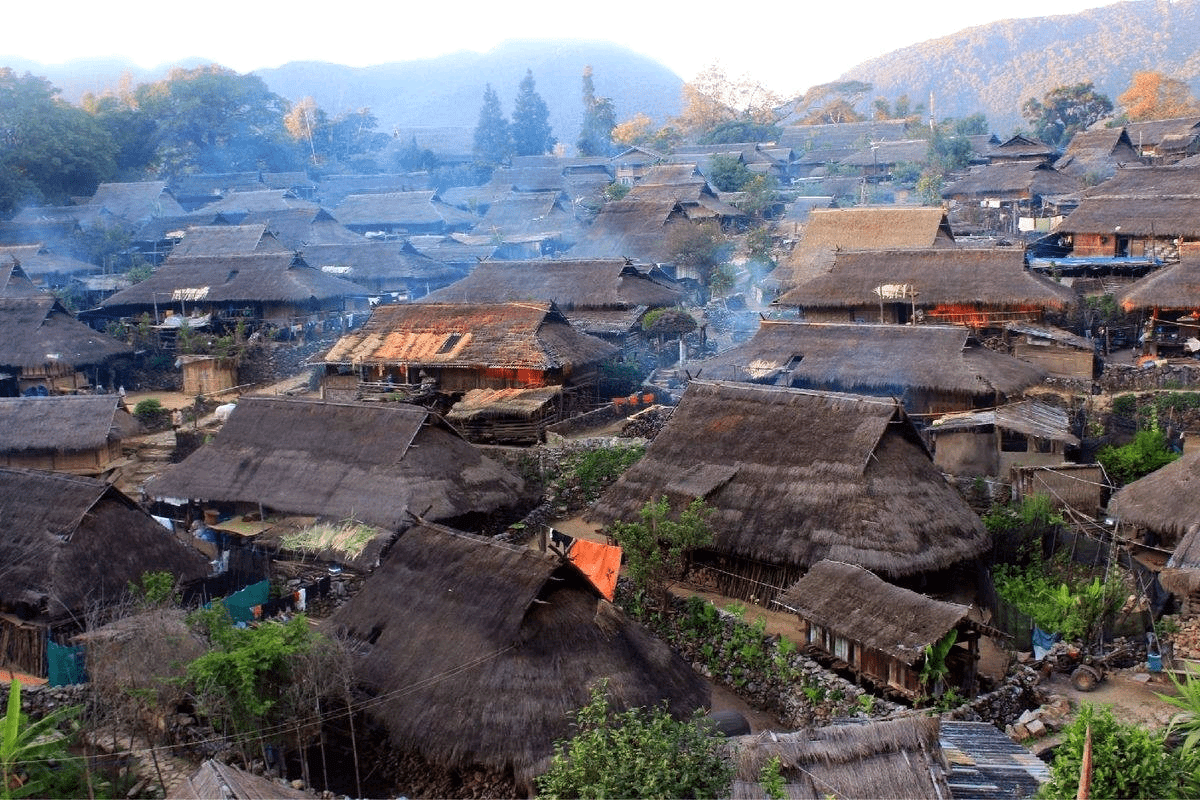 翁丁村老寨图片