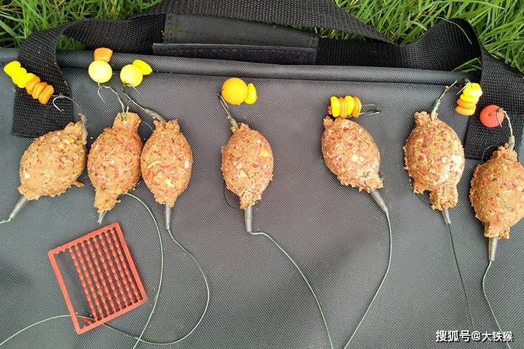 大部分国内钓友,会以为欧式鲤钓的丸饵和鱼钩很大很长,很难被鱼类吸入