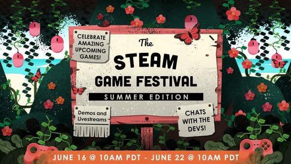 文献库|Steam夏季游戏节6月16日开启 含游戏试玩、开发者访谈