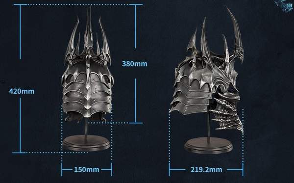 游戏|暴雪30周年纪念周边“统御头盔”发售 感受巫妖王的强大气场
