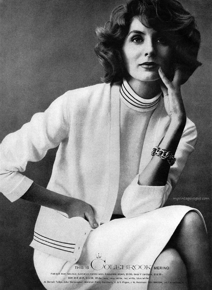 历史老照片:五十年代的欧美超模