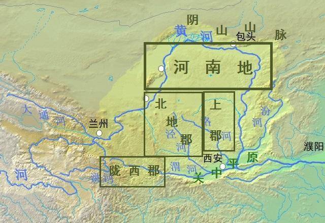 中国历史上河东与河西是指现在的什么地方其中的河是指什么河