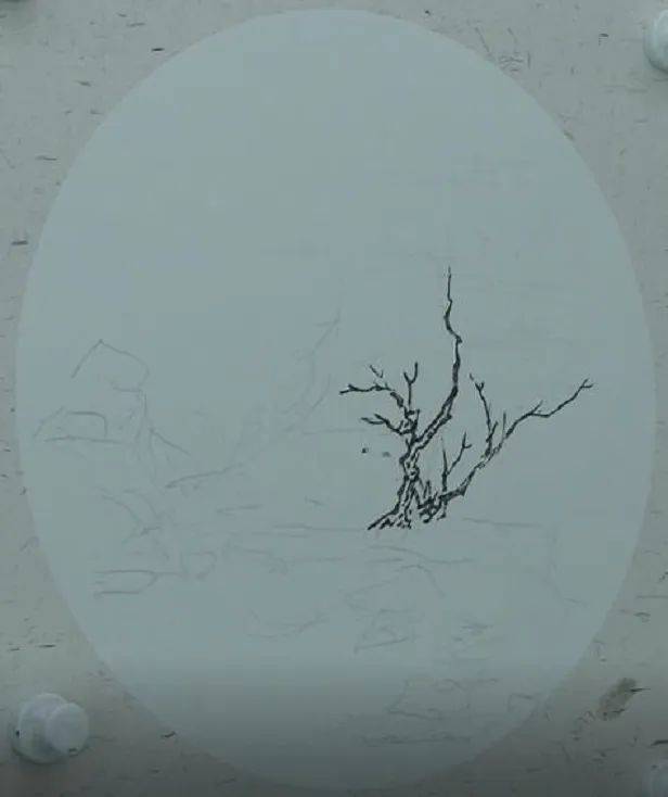 国画教程——写意山水《桃花溪》