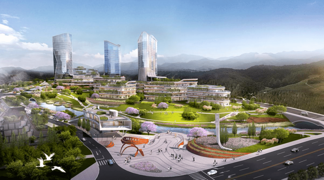 重要公示四张城市名片三轴联动空间特色金堂这里即将腾飞
