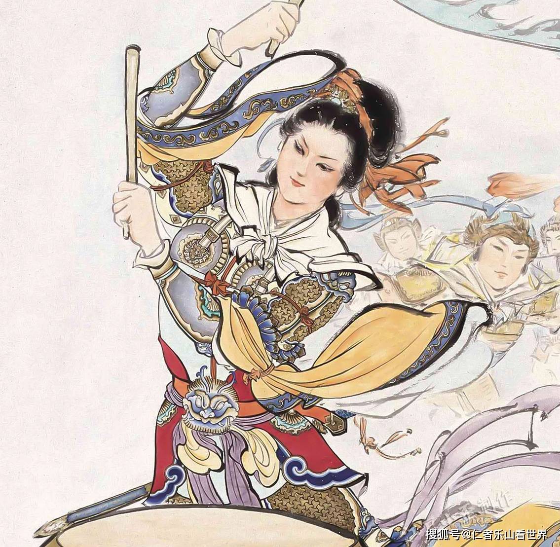 传说他老公韩世忠与金四太子在镇江打仗的时候.