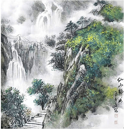 著名书画家、国家一级美术师宋峰长卷作品获拍182万插图(5)