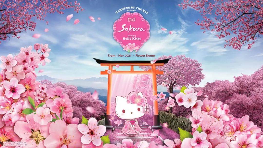 新加坡生活| 滨海湾樱花祭，Hello Kitty和你一起赏樱花~
