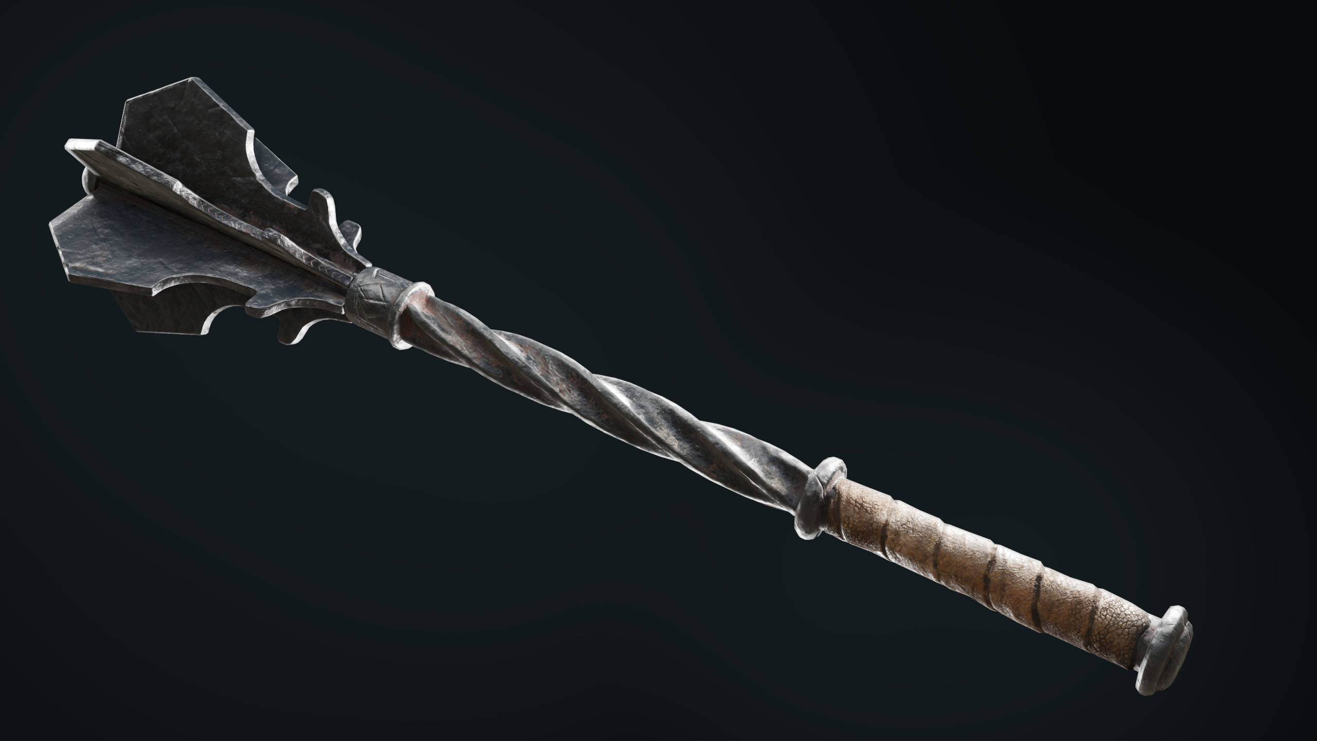 战场上,法兰锤是对付骑兵和步兵最好的打击兵器,比起战锤,它更加灵巧