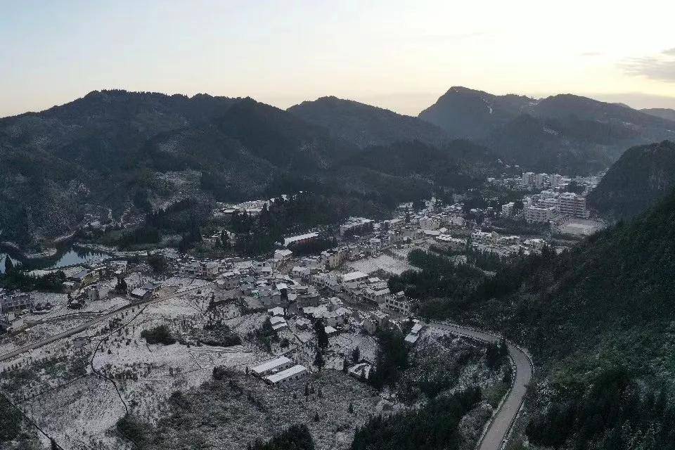 【创建天府旅游名县】四川兴文2020年的第一场雪