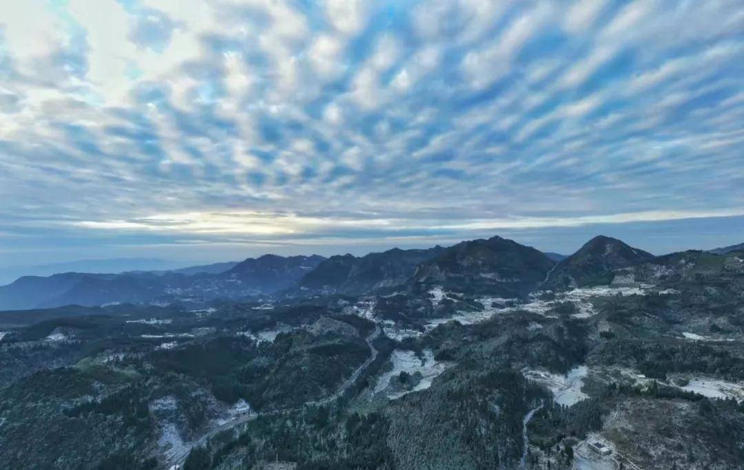 【创建天府旅游名县】四川兴文2020年的第一场雪