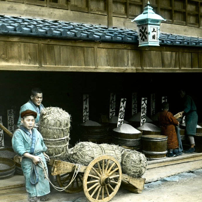 历史老照片1900年的日本记忆