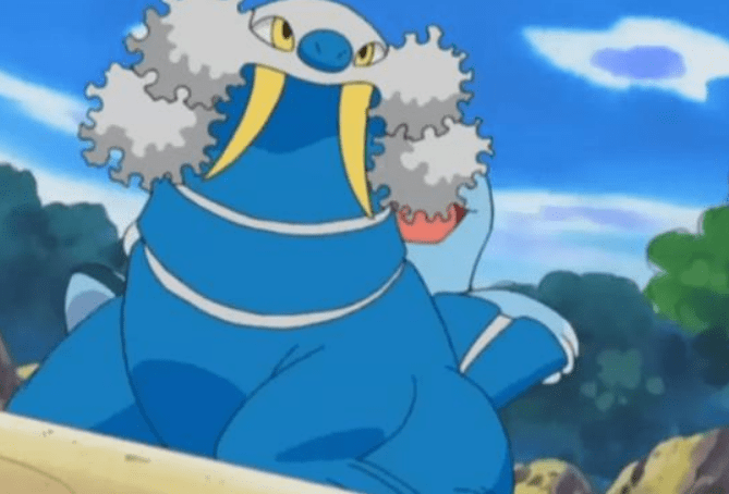 宝可梦总种族值不低的帝牙海狮不好用是因为水桶腰