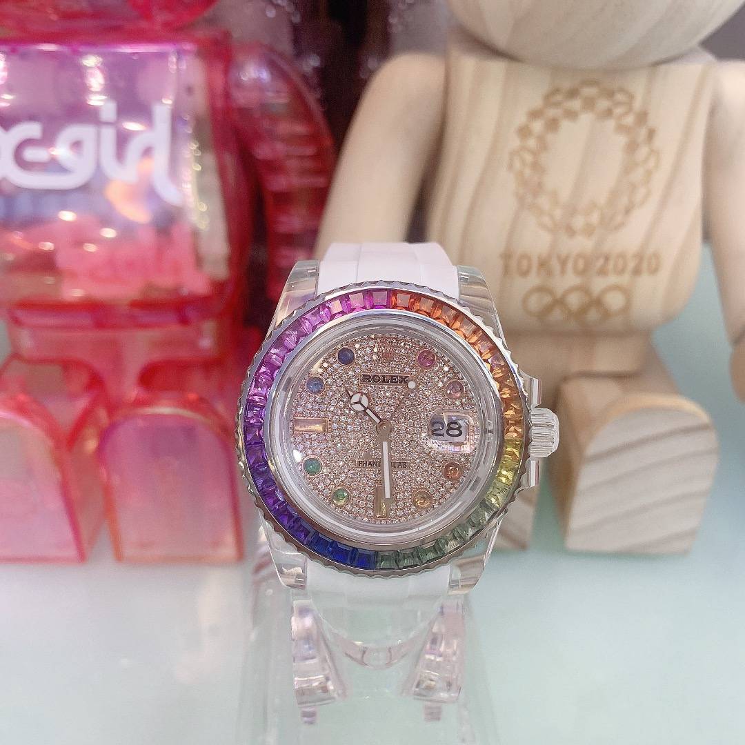 阳哥玩表【第353期】phantomlab 劳力士改装水晶表可选字面合集