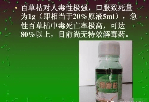 人误食了百草枯后第一时间怎样施救 农药