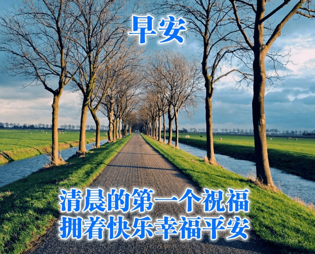 原創早上好清晨最美的祝福送給你願你一天好心情早安