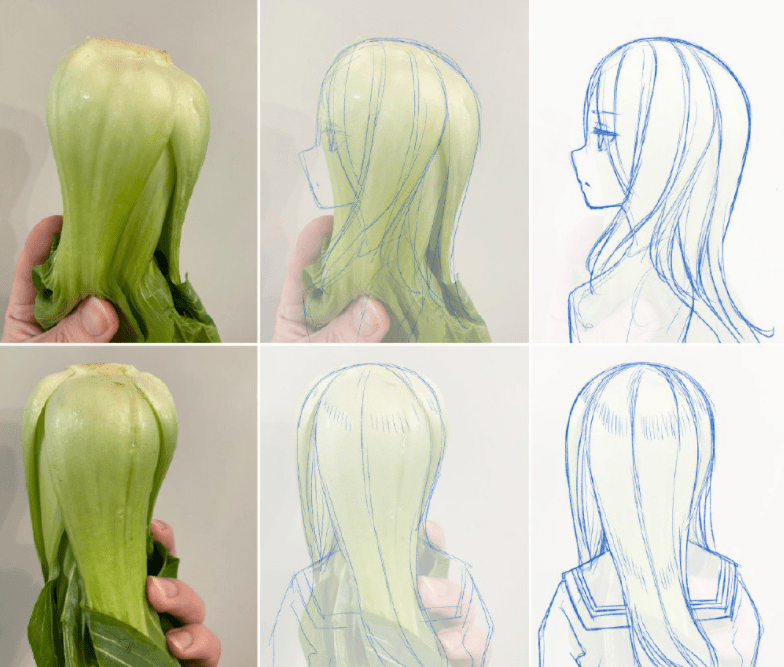 图片[1]-画师大佬分享画动漫美少女的方法：首先，你需要一颗青菜-魔性次元