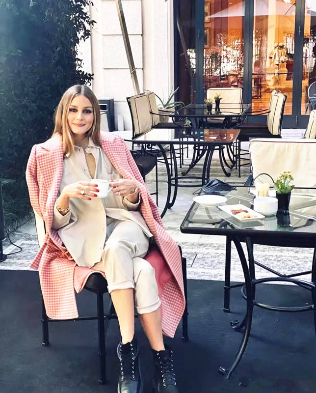 原创纽约名媛olivia好飒针织衫轻松穿出美感不愧是顶流博主