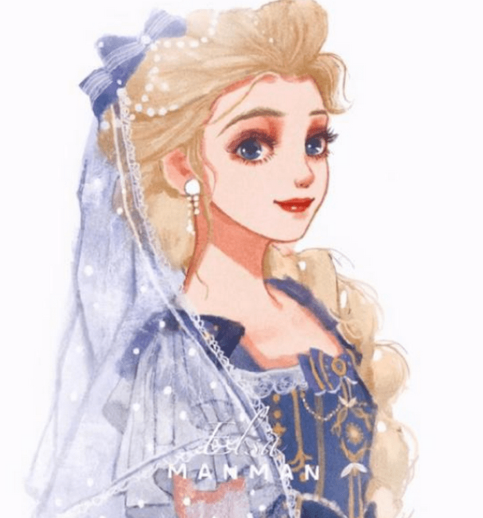 迪士尼公主穿上洛丽塔，艾莎仙气飘飘，白雪换上红色洛裙_王子