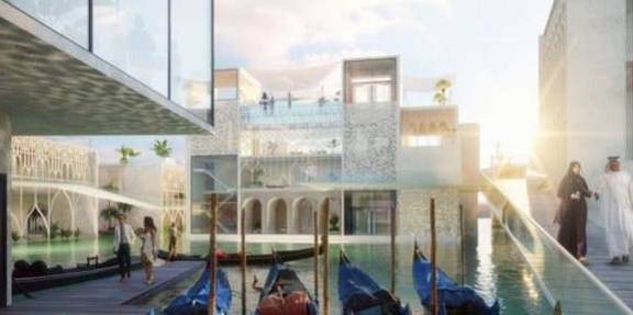 世界上一个“漂浮式五星级酒店”，花费了近50亿，复制威尼斯！